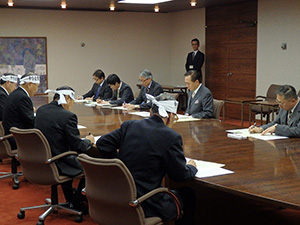 知事との意見交換 知事との意見交換